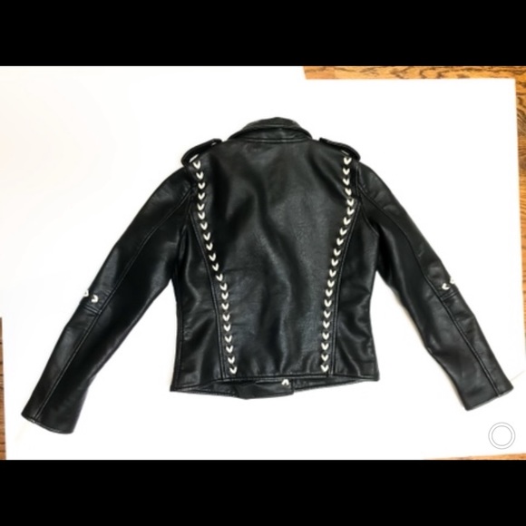 Girls leather jacket - Picture 2 of 2